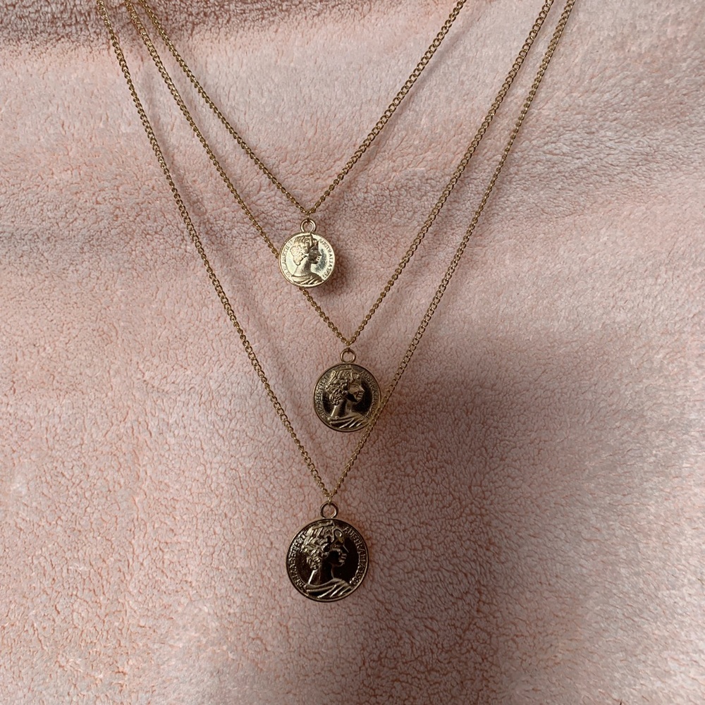 👑NEW👑 Coin Layered Necklace
